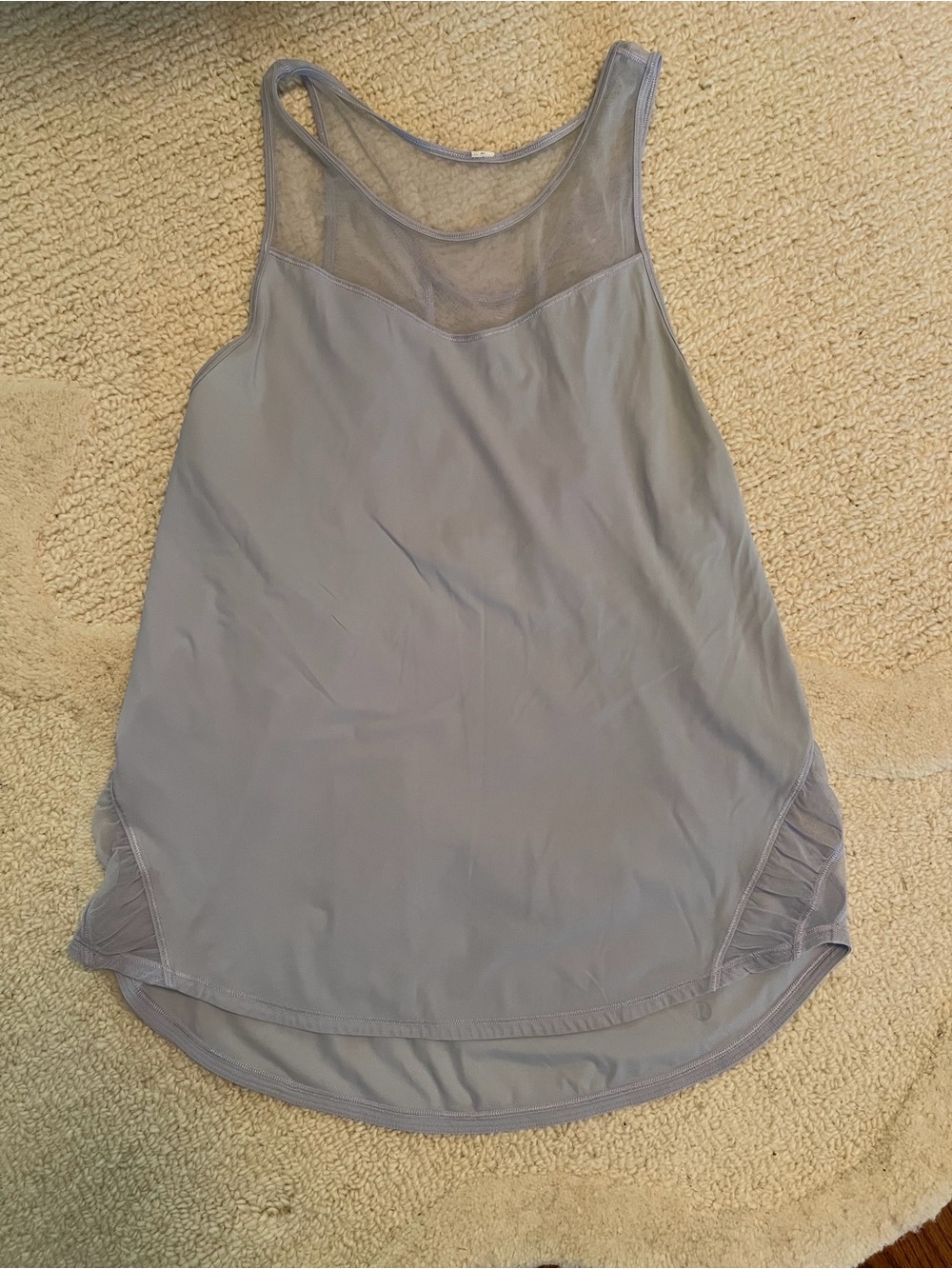 lululemon athletica light Periwinkle Mesh-Accent Tank